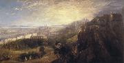 David Octavius Hill A View of Edinburgh from North of the Castle china oil painting reproduction